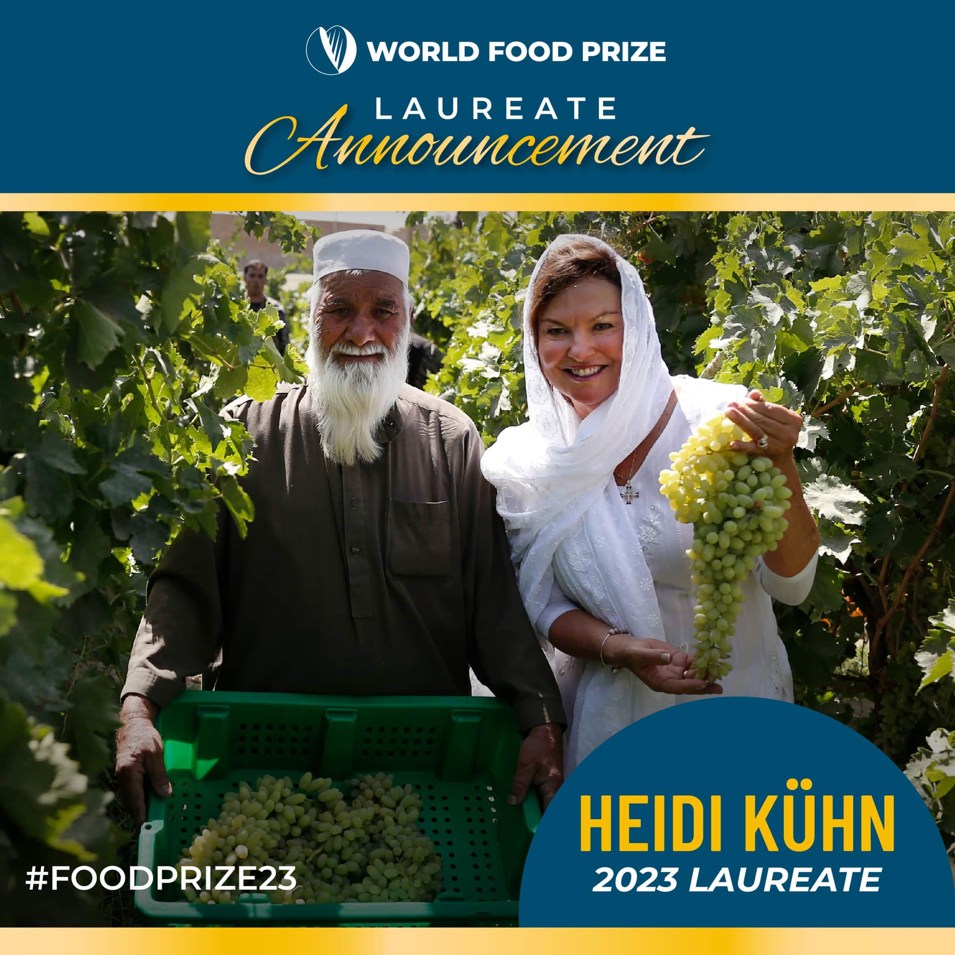 The 2023 World Food Prize Laureate Announced